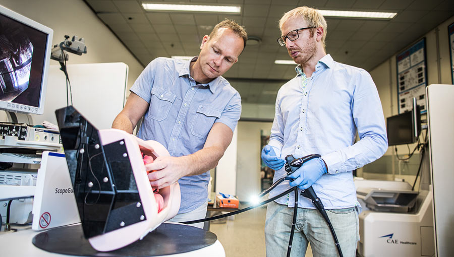 Endoscopy at CAMES surgical simulation masterclass