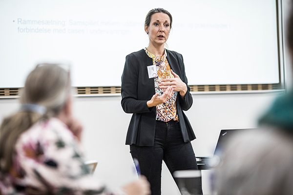 Nina Brocks faciliterer workshop på konferencen