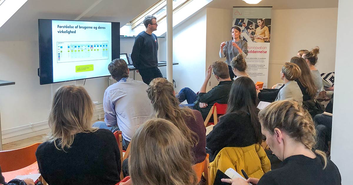 CHI Morgen om co-creation - oplægsholderne diskuterer med publikum