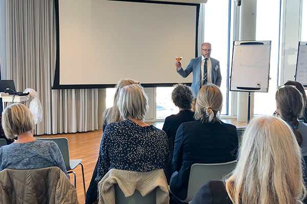Martin Vesterby holder inspirationsoplæg til NSU arrangement